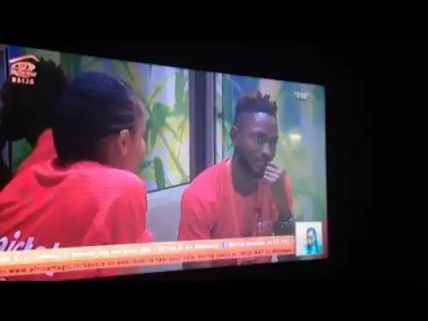 Video: BB Naija - Miracle Forcefully Apologised To Nina